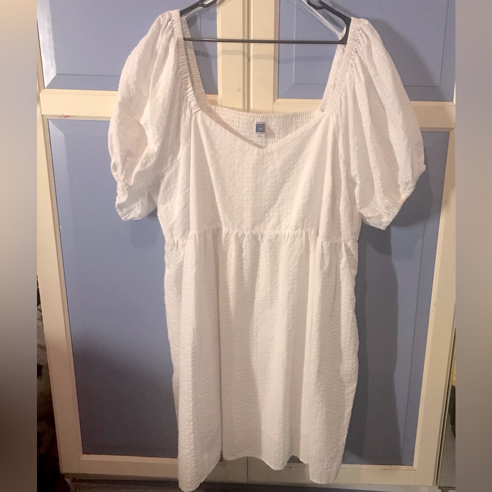 NWT - White linen dress